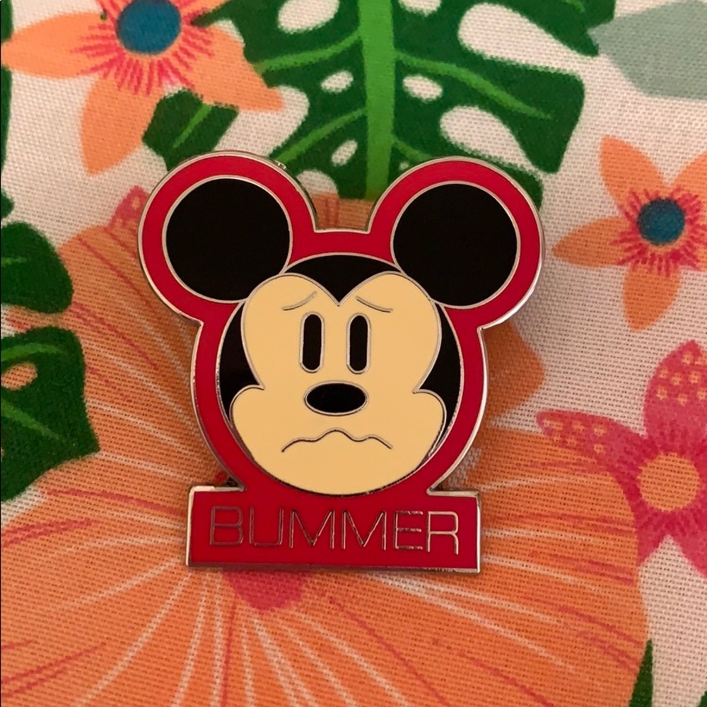Mickey Mouse Expression Trading Pin Disney Bummer